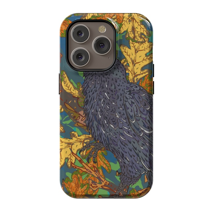iPhone 14 Pro StrongFit Raven and Oak by Lotti Brown