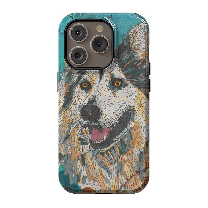 iPhone 14 Pro StrongFit Husky by Lotti Brown