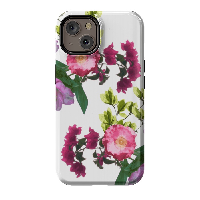 iPhone 14 StrongFit Colorful Floral Print by Zala Farah