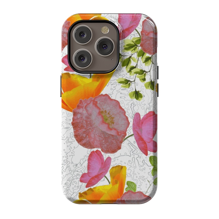 iPhone 14 Pro StrongFit New Flowers by Zala Farah