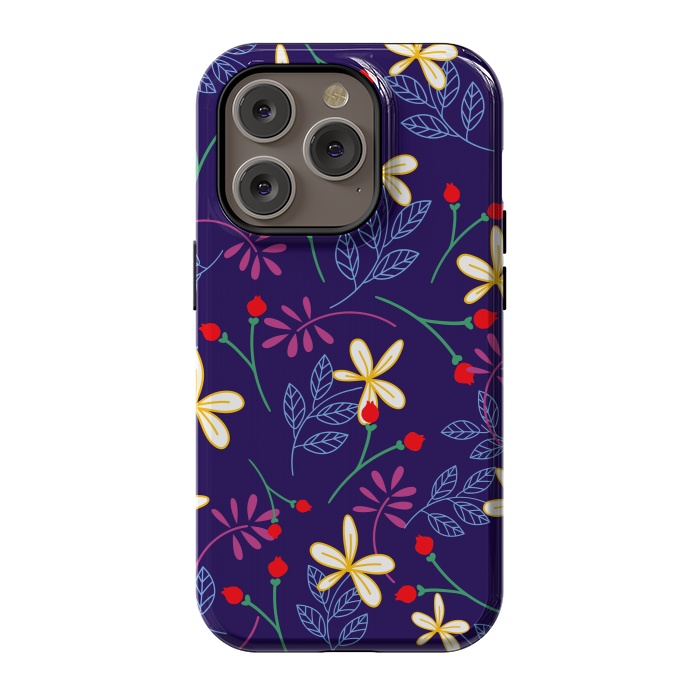 iPhone 14 Pro StrongFit Floral Paradise II by Allgirls Studio