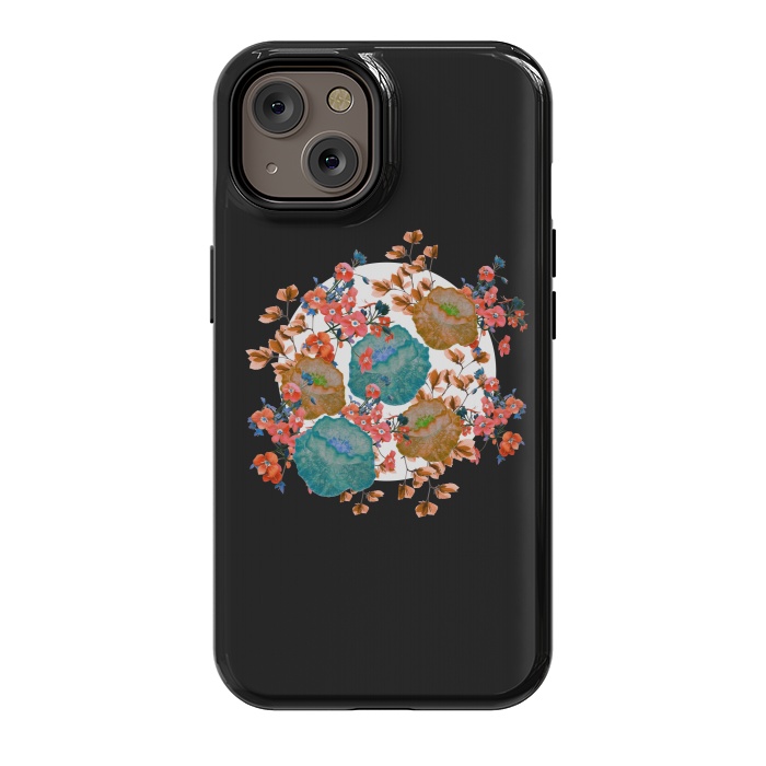 iPhone 14 StrongFit Floral Stamp by Zala Farah