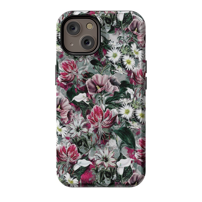 iPhone 14 StrongFit Floral Spring by Riza Peker