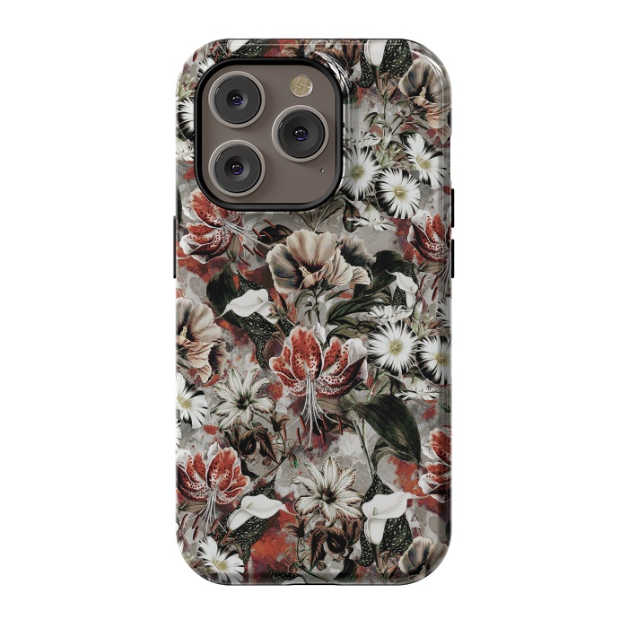 iPhone 14 Pro StrongFit Floral Fall by Riza Peker