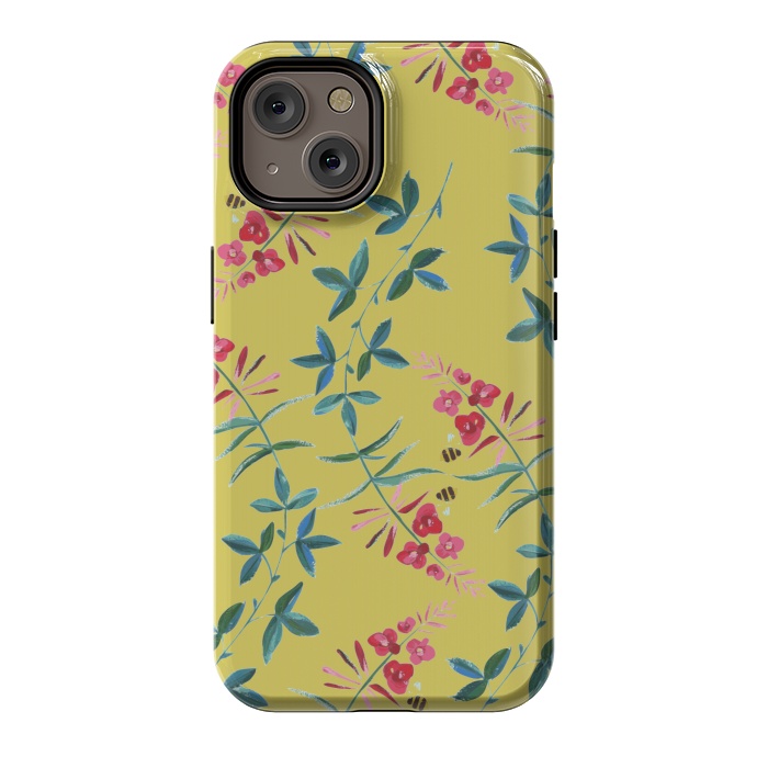 iPhone 14 StrongFit Floral Vines by Zala Farah