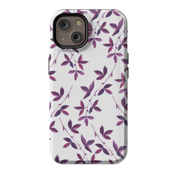 iPhone 14 StrongFit Purple Vines by Zala Farah