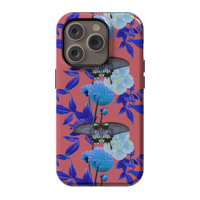 iPhone 14 Pro StrongFit Butterfly Garden by Zala Farah