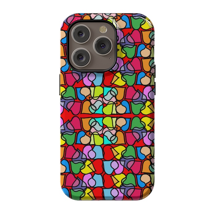 iPhone 14 Pro StrongFit Love is All Around Us by Bettie * Blue