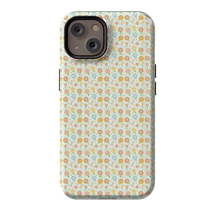iPhone 14 StrongFit Tiny Sweeties by Bettie * Blue