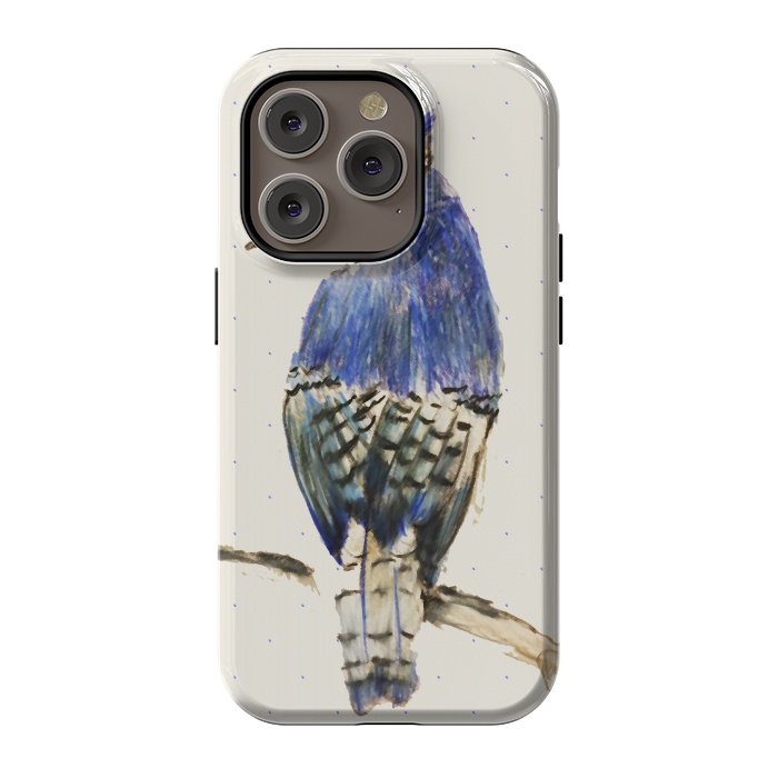 iPhone 14 Pro StrongFit Bluebird of Happiness by Bettie * Blue