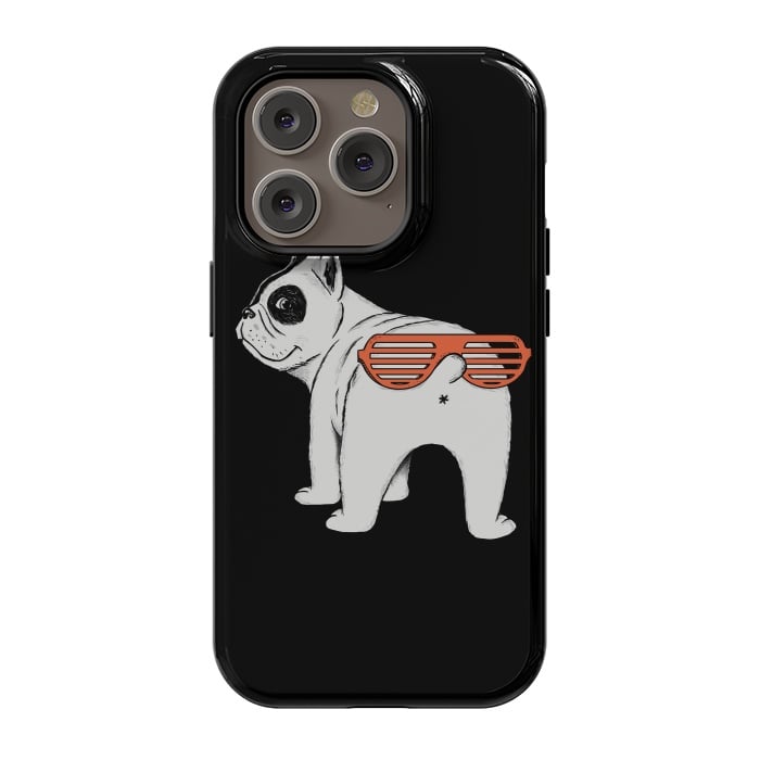 iPhone 14 Pro StrongFit Dog second face by Coffee Man