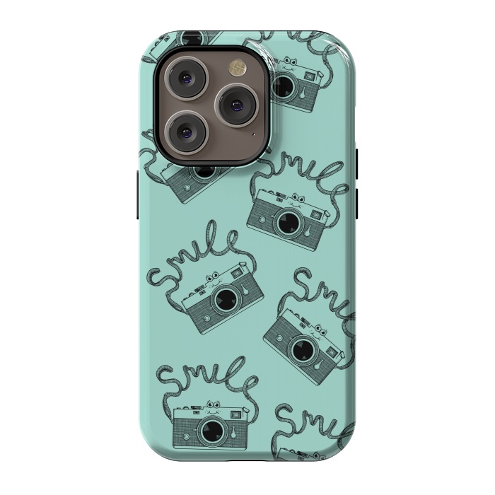 iPhone 14 Pro StrongFit Smile pattern by Coffee Man