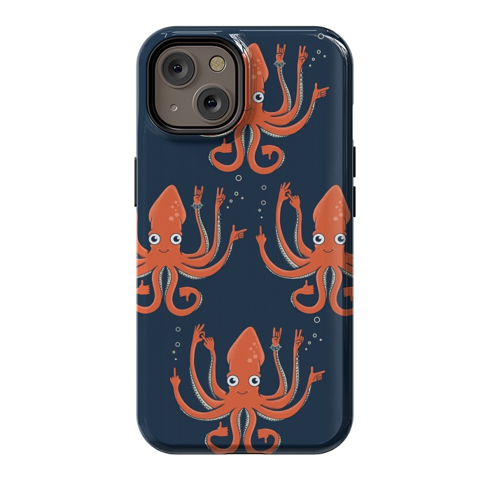 iPhone 14 StrongFit Signals Octopus  by Coffee Man