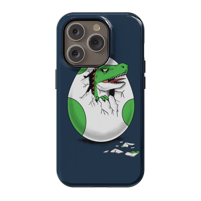 iPhone 14 Pro StrongFit Dinosaur egg by Coffee Man