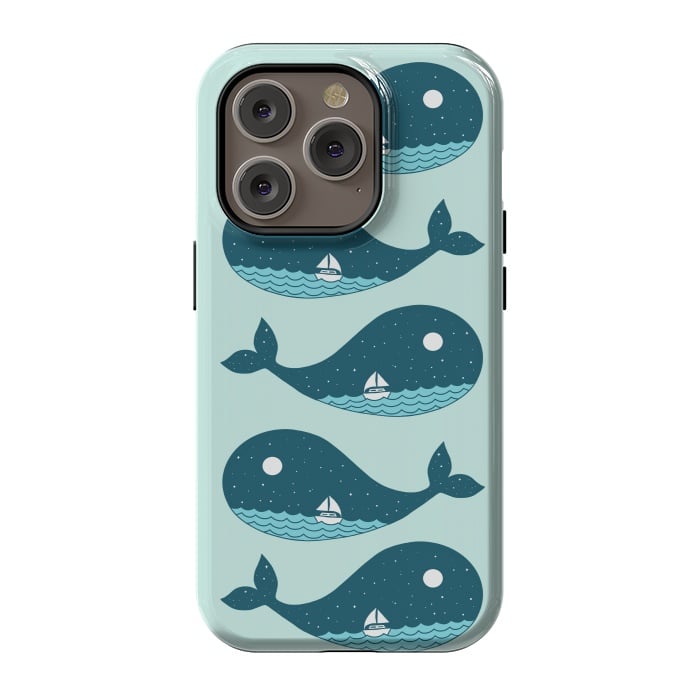 iPhone 14 Pro StrongFit Whale Landscape 2 by Coffee Man
