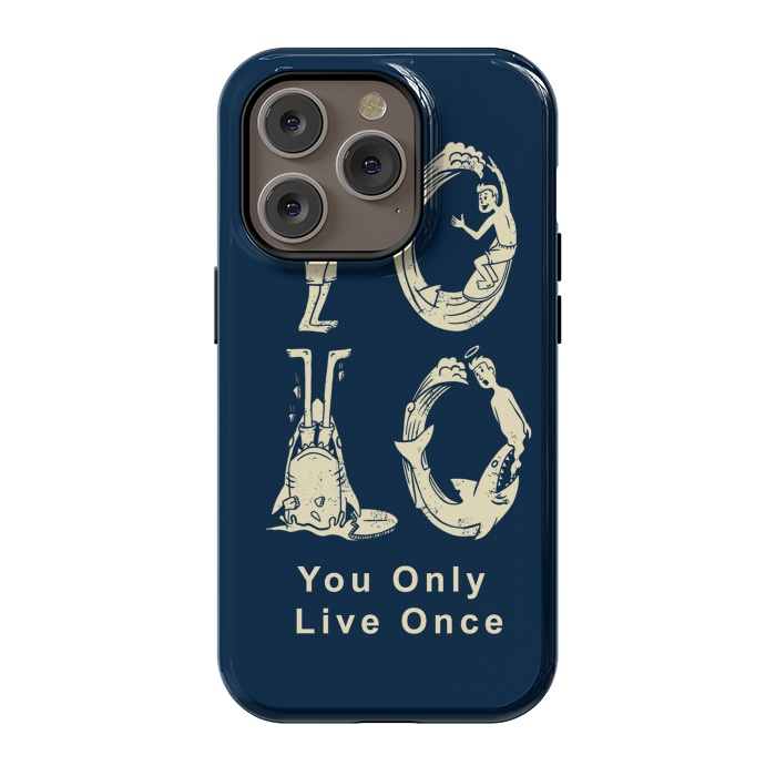 iPhone 14 Pro StrongFit YOLO you only live once by Coffee Man