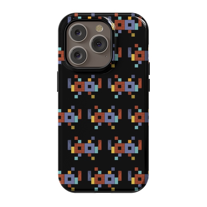 iPhone 14 Pro StrongFit Retro Cubism by Coffee Man