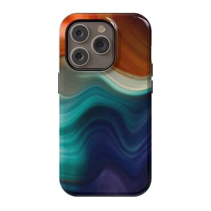 iPhone 14 Pro StrongFit Color Wave by CatJello