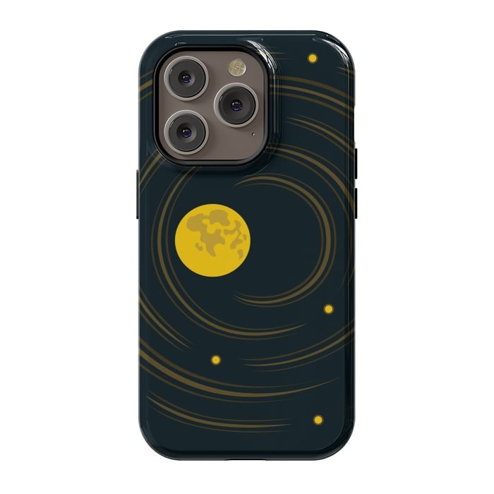 iPhone 14 Pro StrongFit Geek Abstract Stars And Moon by Boriana Giormova