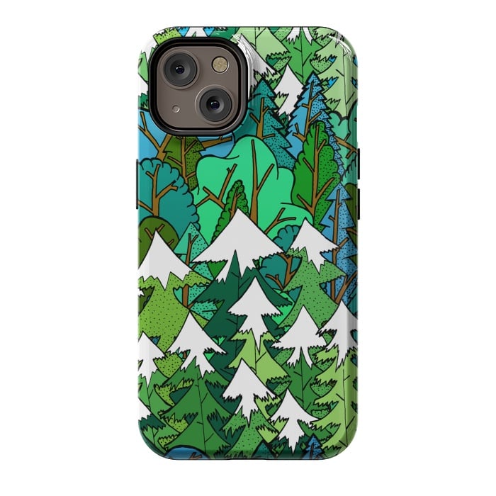 iPhone 14 StrongFit Winter's Forest by Steve Wade (Swade)