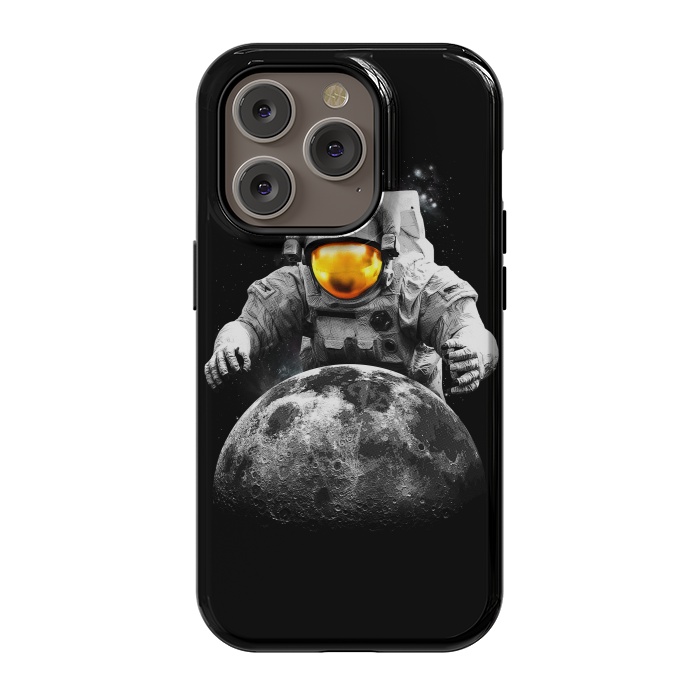 iPhone 14 Pro StrongFit The conquest of the moon by Mitxel Gonzalez