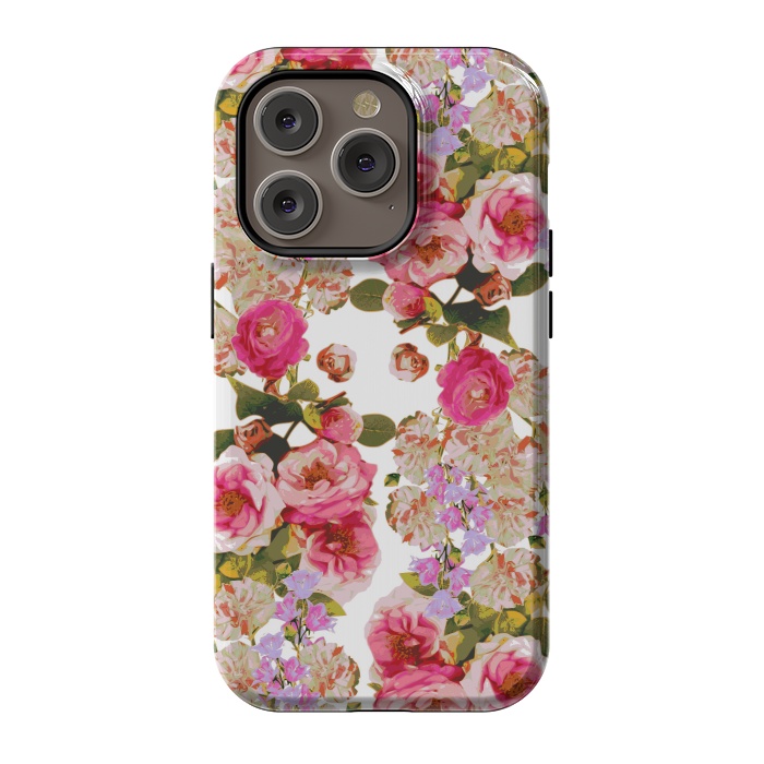 iPhone 14 Pro StrongFit Floral Friends by Zala Farah