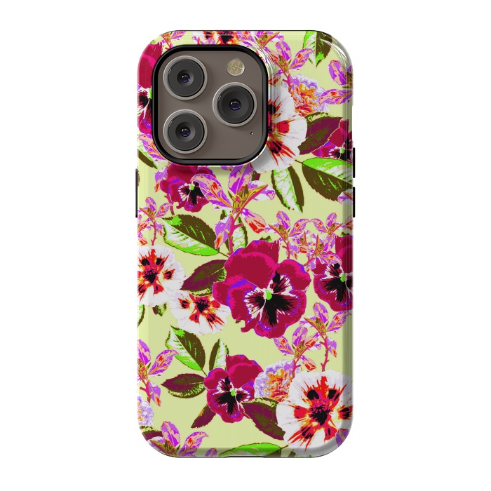 iPhone 14 Pro StrongFit Tropical Botanic Garden by Zala Farah