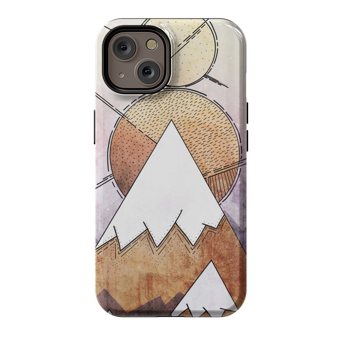 iPhone 14 StrongFit Metal Mountains by Steve Wade (Swade)