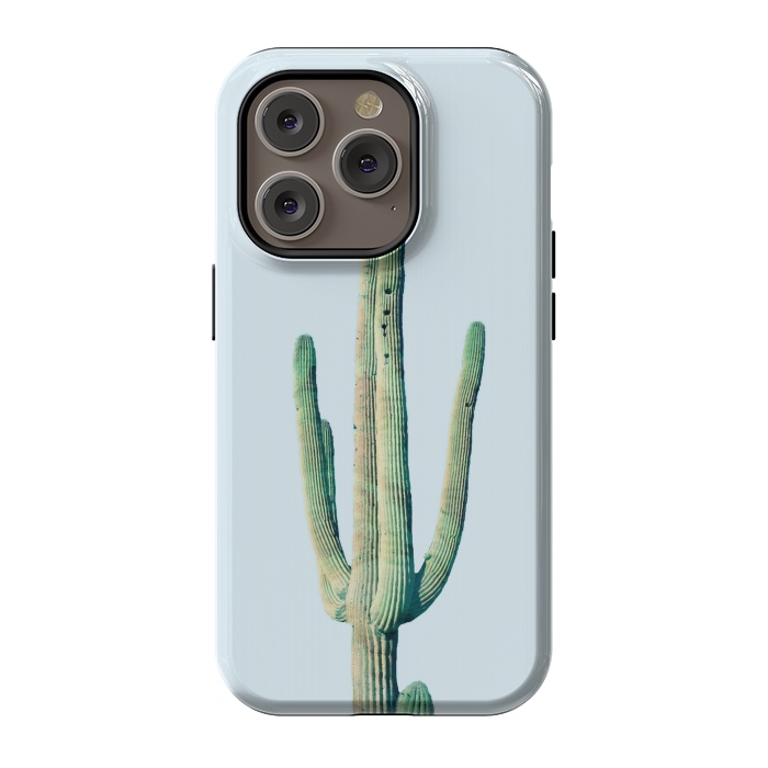 iPhone 14 Pro StrongFit Loner Cactus by Uma Prabhakar Gokhale