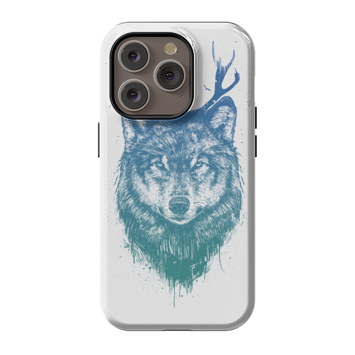 iPhone 14 Pro StrongFit Deer wolf by Balazs Solti