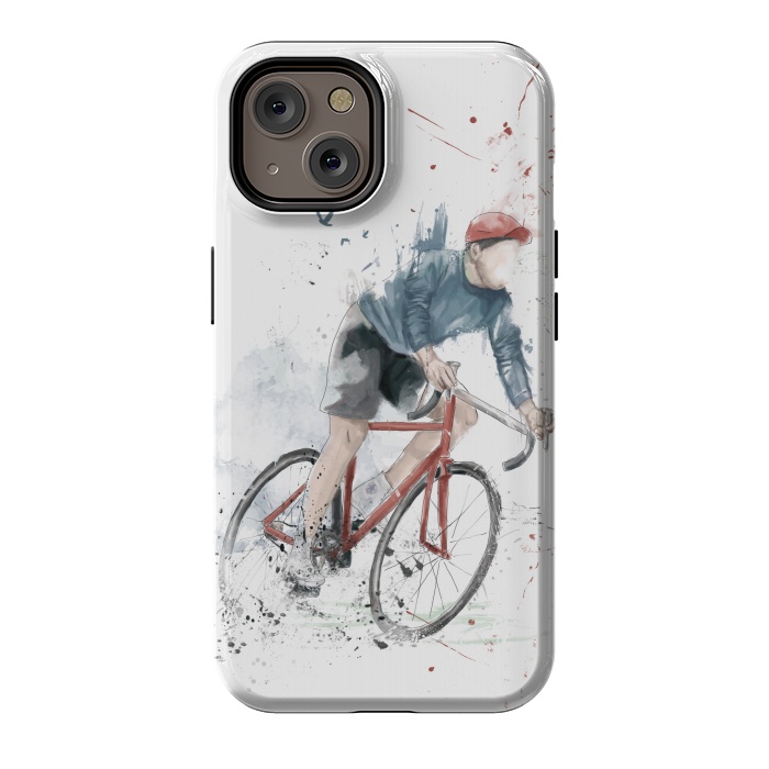iPhone 14 StrongFit I want to ride my bicycle by Balazs Solti