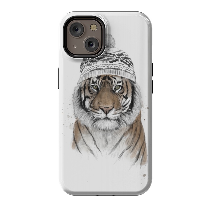 iPhone 14 StrongFit Siberian tiger by Balazs Solti