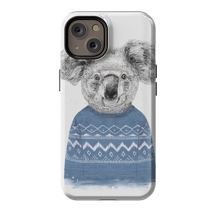 iPhone 14 StrongFit Winter koala by Balazs Solti