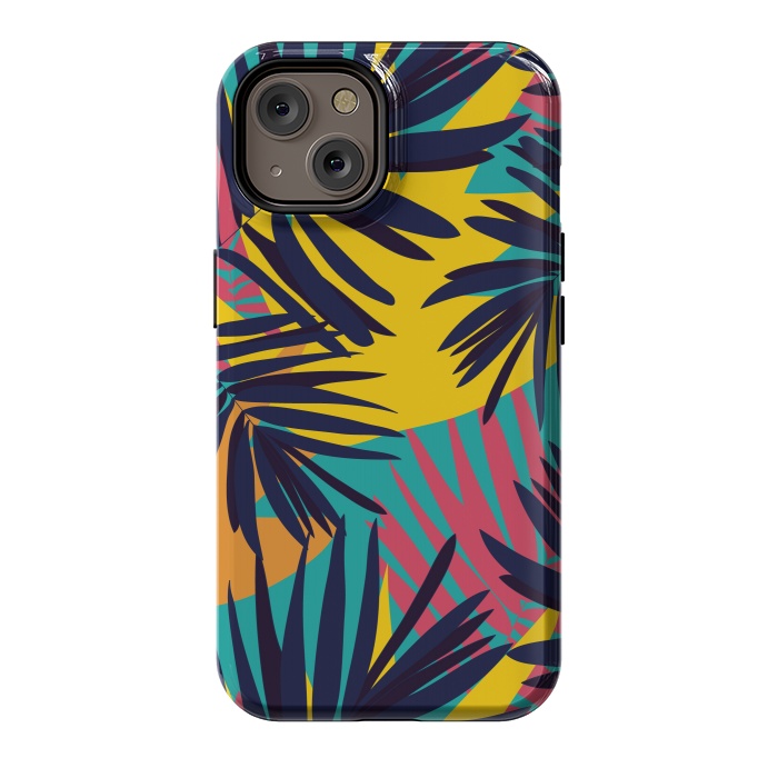 iPhone 14 StrongFit Tropical Jungle by Zoe Charlotte
