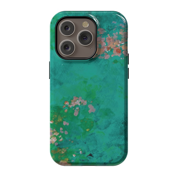 iPhone 14 Pro StrongFit Impressionist Lake by Zoe Charlotte