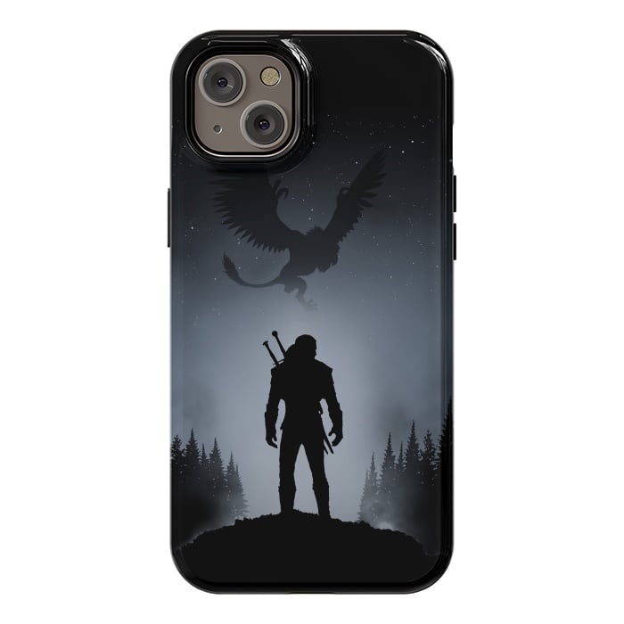 iPhone 14 Plus StrongFit White Wolf by Denis Orio Ibañez