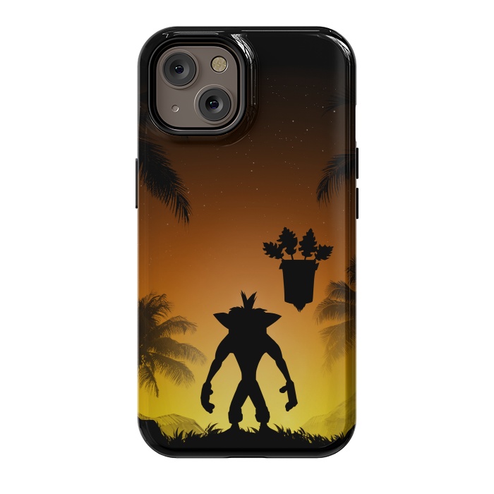 iPhone 14 StrongFit Protector of the island by Denis Orio Ibañez