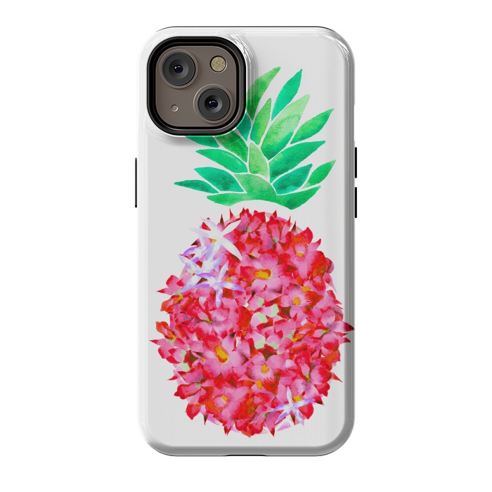 iPhone 14 StrongFit Pineapple Punch Blush by Amaya Brydon
