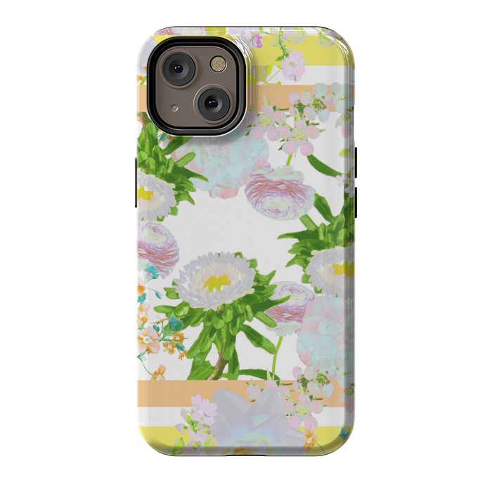 iPhone 14 StrongFit Floral Frame Collage by Zala Farah