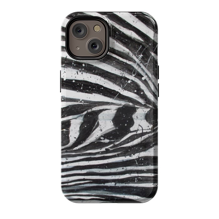 iPhone 14 StrongFit Zebra Stripes by ECMazur 