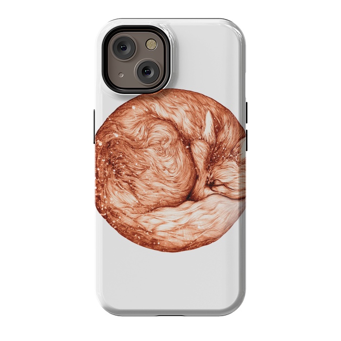iPhone 14 StrongFit Fox and Snow by ECMazur 
