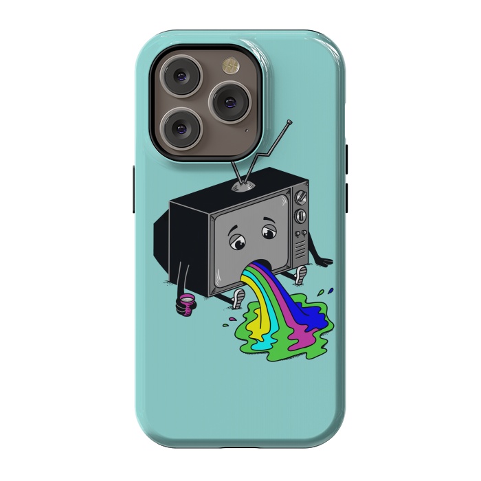 iPhone 14 Pro StrongFit Vomit tv 2 by Coffee Man