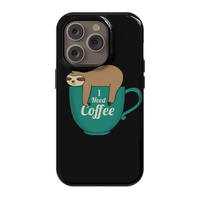 iPhone 14 Pro StrongFit I NEED COFFEE by Coffee Man