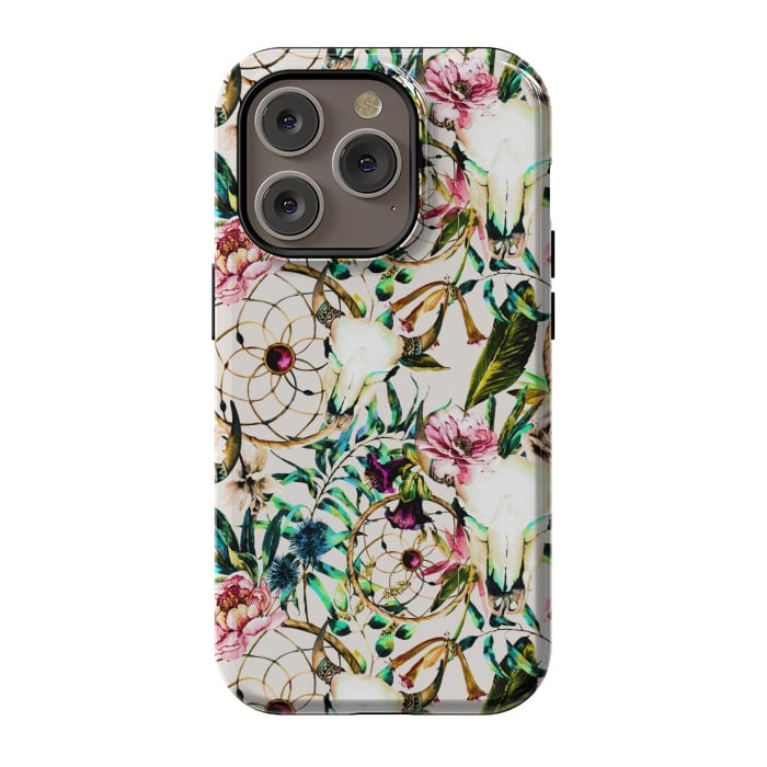 iPhone 14 Pro StrongFit Dream tropical boho by Mmartabc