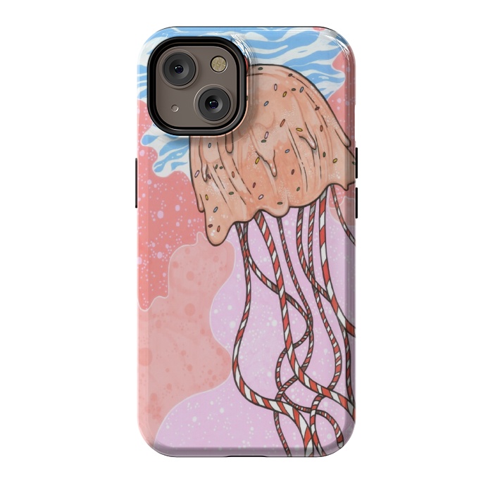 iPhone 14 StrongFit Jellyfish Candy by Varo Lojo