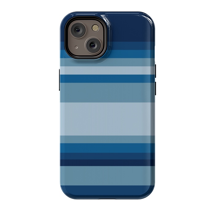 iPhone 14 StrongFit Blue stripes by Dhruv Narelia