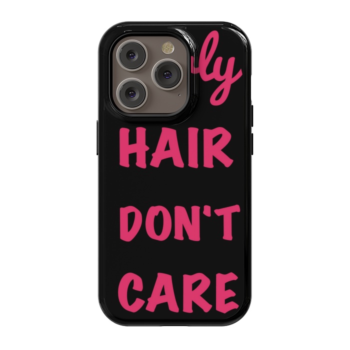 iPhone 14 Pro StrongFit CURLY HAIR DONT CARE by MALLIKA