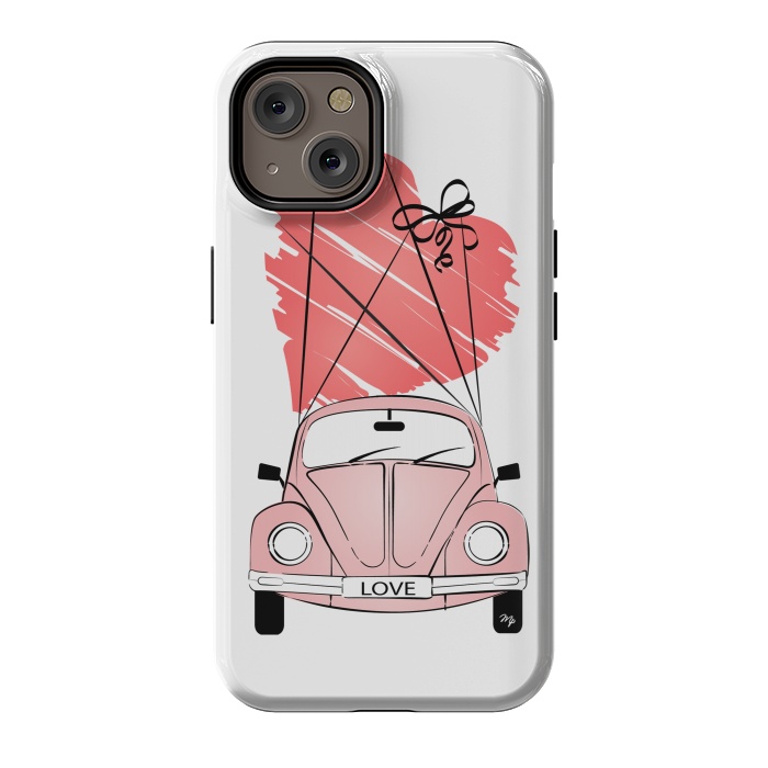 iPhone 14 StrongFit Love Car by Martina