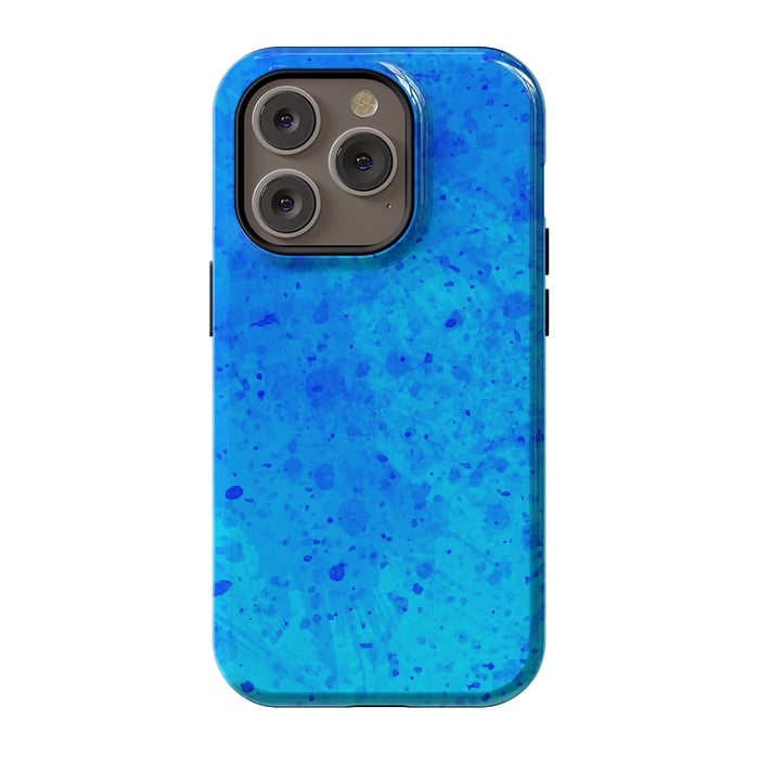 iPhone 14 Pro StrongFit Blue Chaos by Sitchko