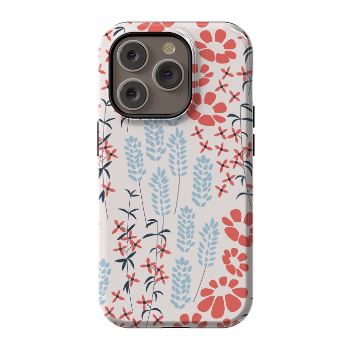 iPhone 14 Pro StrongFit Spring Garden Beige by Jelena Obradovic